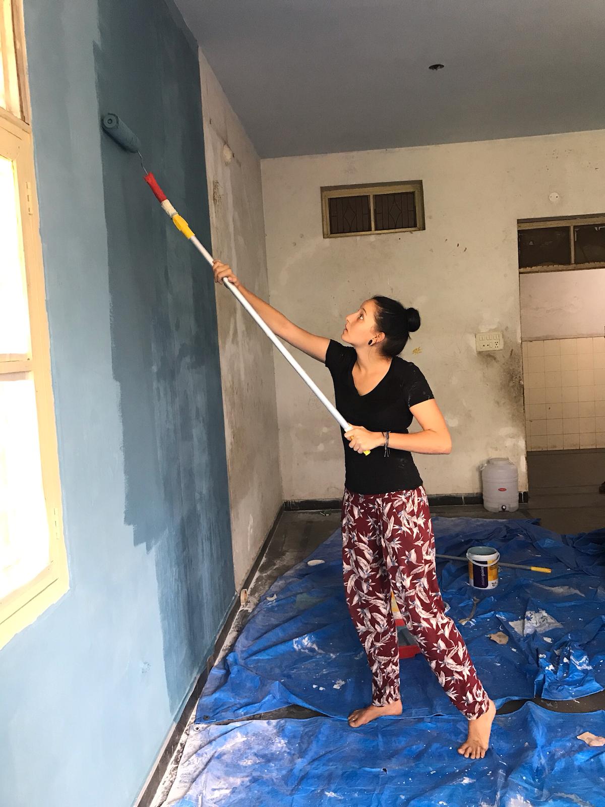 Raum Nr. 1 - ganz in blau